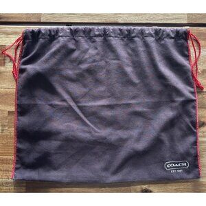 Coach Brown Purse Shoes Handbag Drawstring Cover  Dust Bag